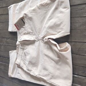Levi's Light Cream Corduroy Trousers
